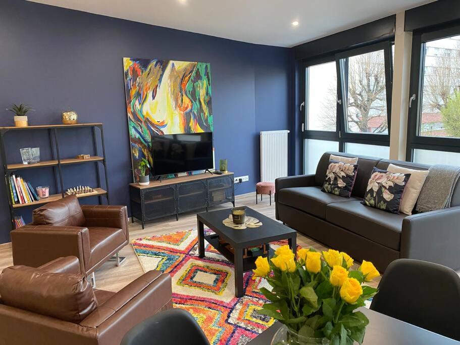 Duplex By Aurelle 2-wifi-10 Mn Centre Strasbourg- Proche Parlement Europeen